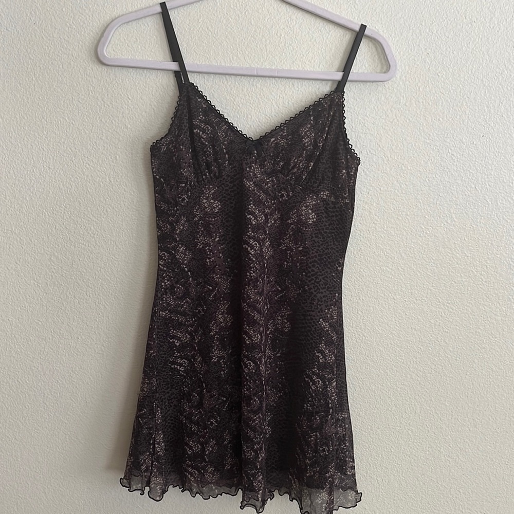 Animal Print V-Neck Cami Dress – Machetté Siren